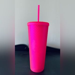 Starbucks cup hot pink